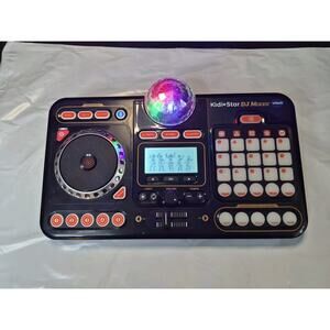 Vtech KidiStar DJ Mixer Kids Electronic Music Toy Clean And Works Perfect..